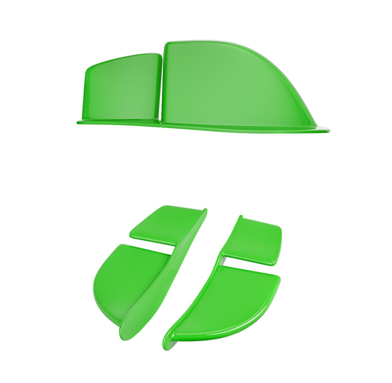Suitable for Kawasaki Zx-6R Zx-636 Rear Wing 2019-2026 Rear Hump Air Side Wing Rear Gp Wind Wing