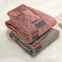 实拍夹棉加厚保暖棉裤女冬季文艺复古民族风贴布宽松菱格裤女裤