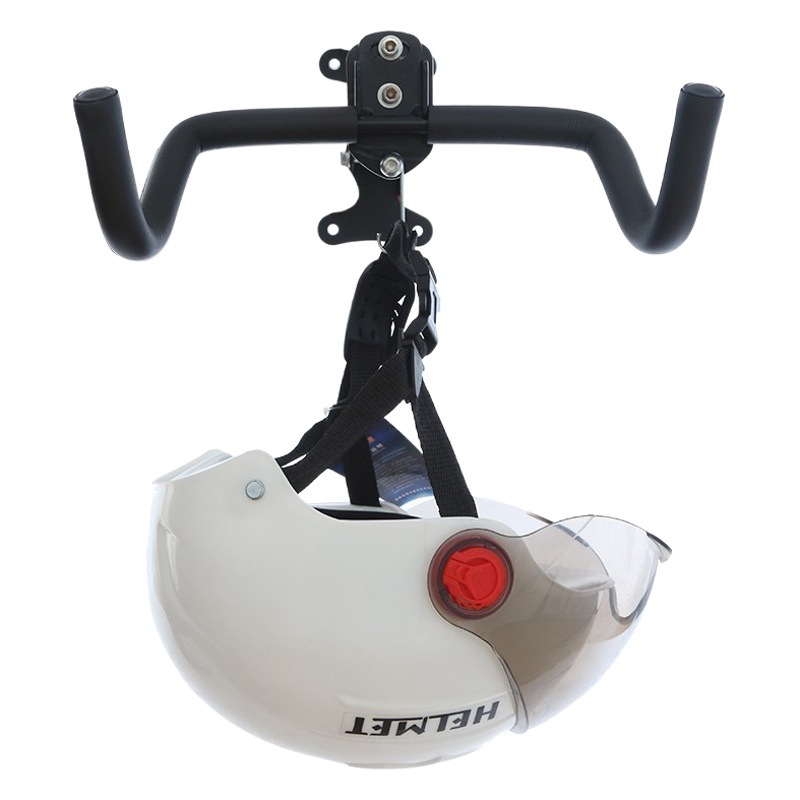 Gancho de bicicleta de montaña pared fija doble gancho interior telescópico colgando bicicleta marco bicicleta estacionamiento rack