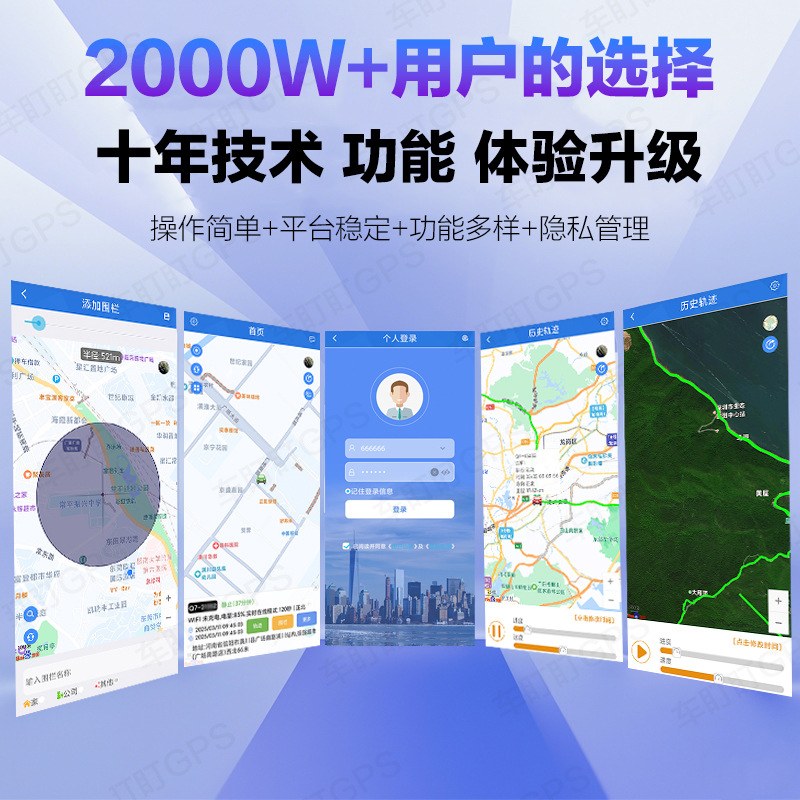 4G vehicle GPS tracker with wired Beidou system for cars, trucks, and electric vehicles, no charging required, cuts off fuel and power, fleet management
