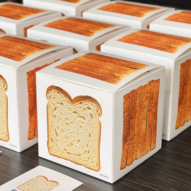 网红方形吐司面包盒定制甜品打包纸盒子切片厚烧烘焙包装盒logo