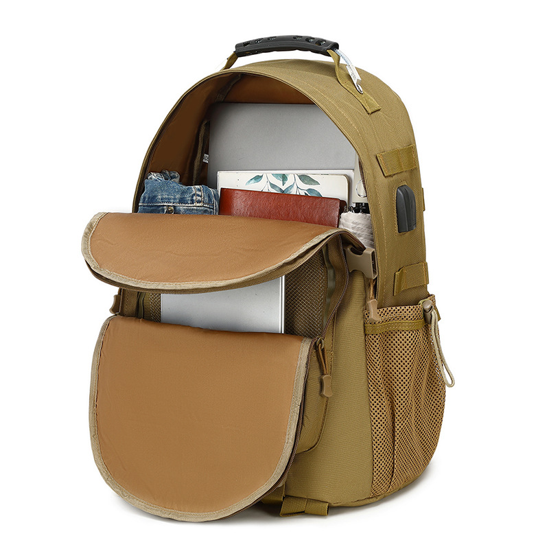 Mayorista nuevo viaje al aire libre mochila táctica de montaña camuflada mochila antiespiración mochila mochila