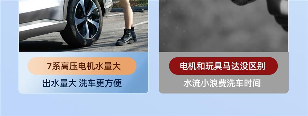 Wireless car washer lithium battery high pressure water gun portable