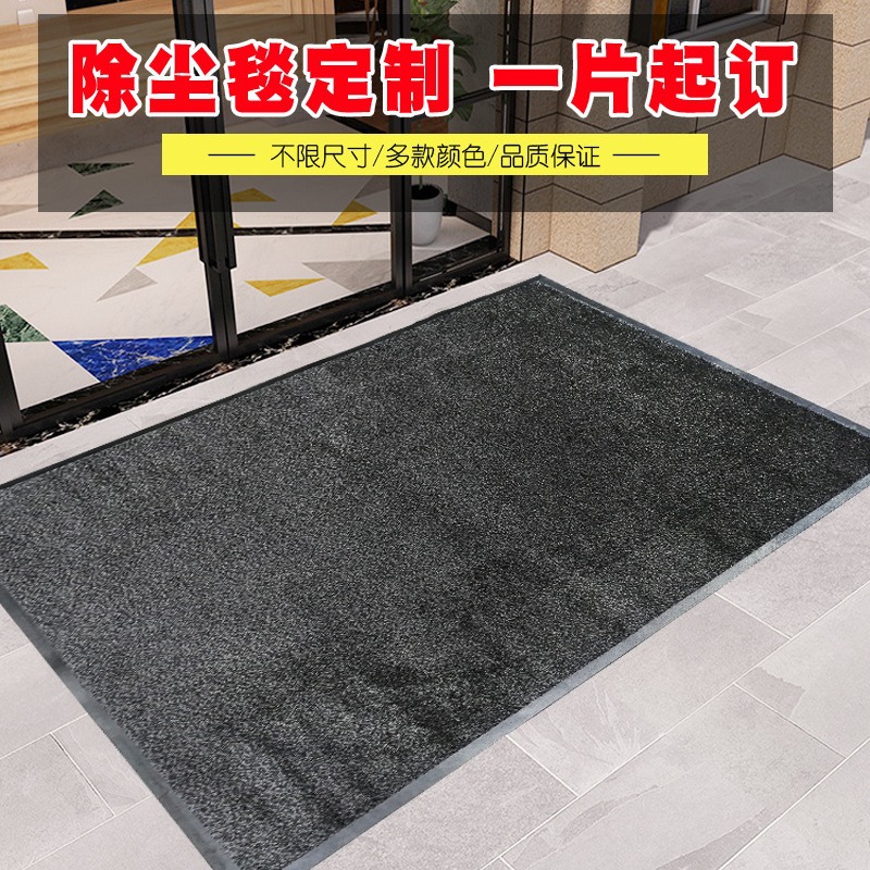 [Processing and Customization] Jiesheng Commercial Carpet Customization Hotel Welcome Rubber Carpet Nylon Dust Removal Floor Mat Outdoor