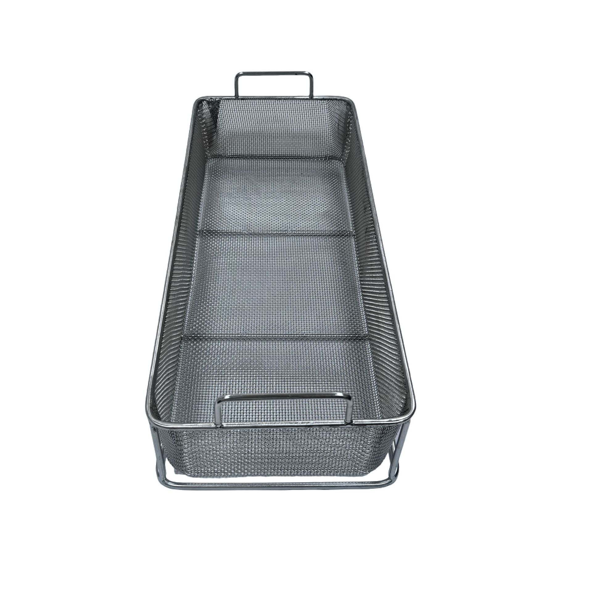 食品级不锈钢316L耐高温网筐包胶耐高温洗碗机放置架工业圆形网罩