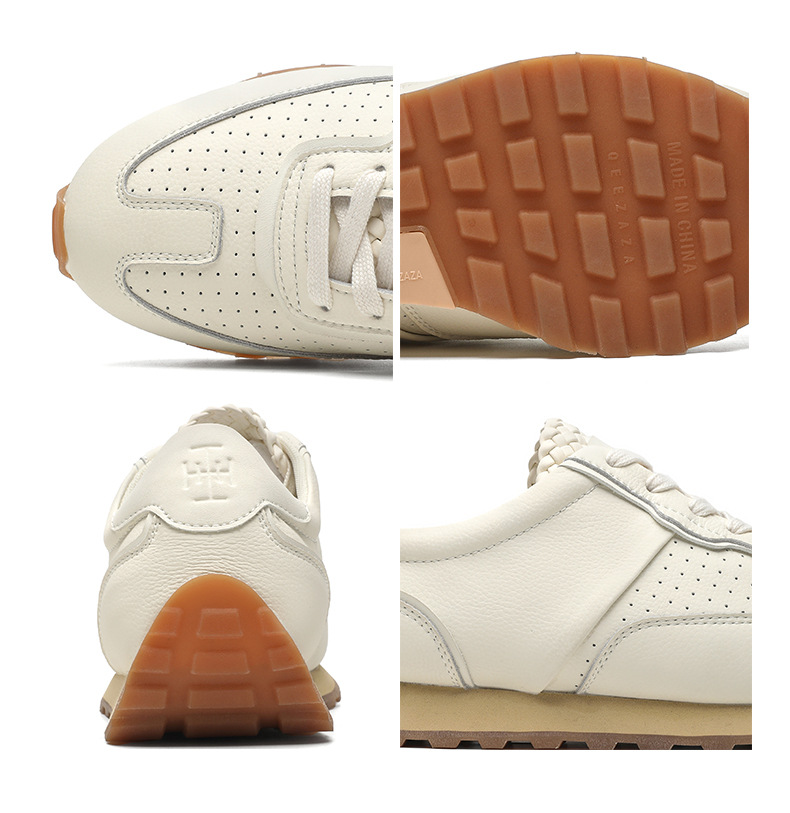 3699 Retro Jogging Shoes For Men And Women Couples Hand Woven Sports Shoes Thick Soled Height Enhancing Pointed Toe German Training Shoes_voghion.com