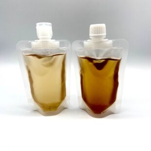 Factory spot thickened portable lotion travel sub-bag cosmetics sub-bag skin care products flip suction nozzle bag