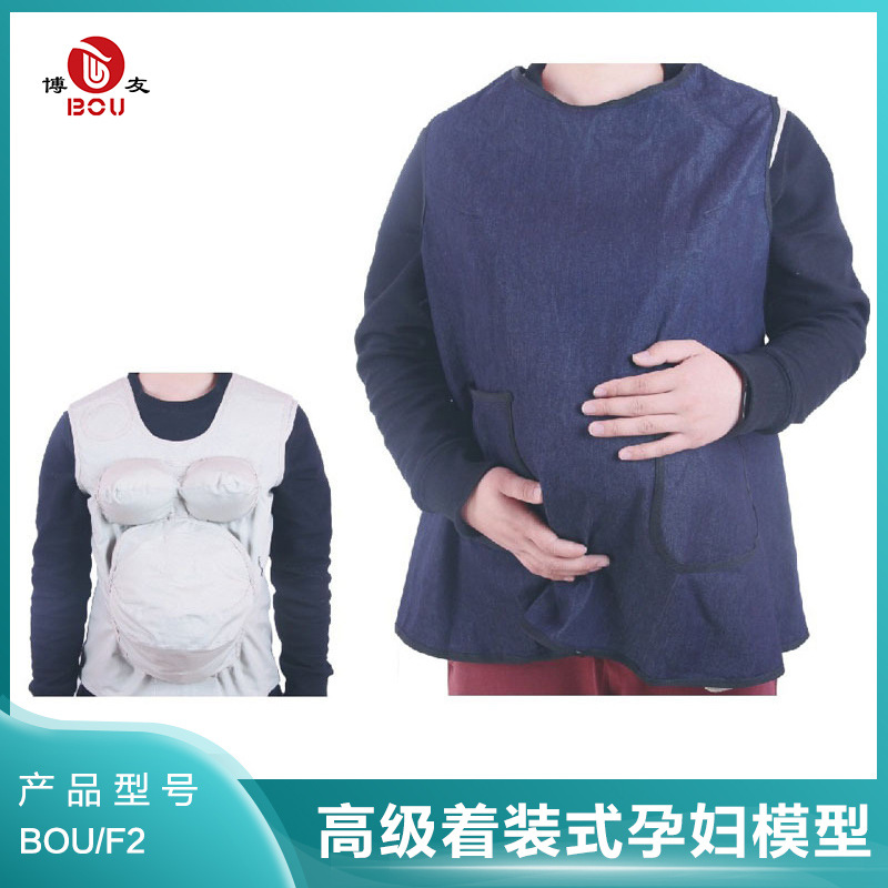 Blogger's Dress-Up Pregnant Woman Model Experiences the Four-Step Palpation Method during Pregnancy, Breast Care and Prenatal Check-Up Simulator