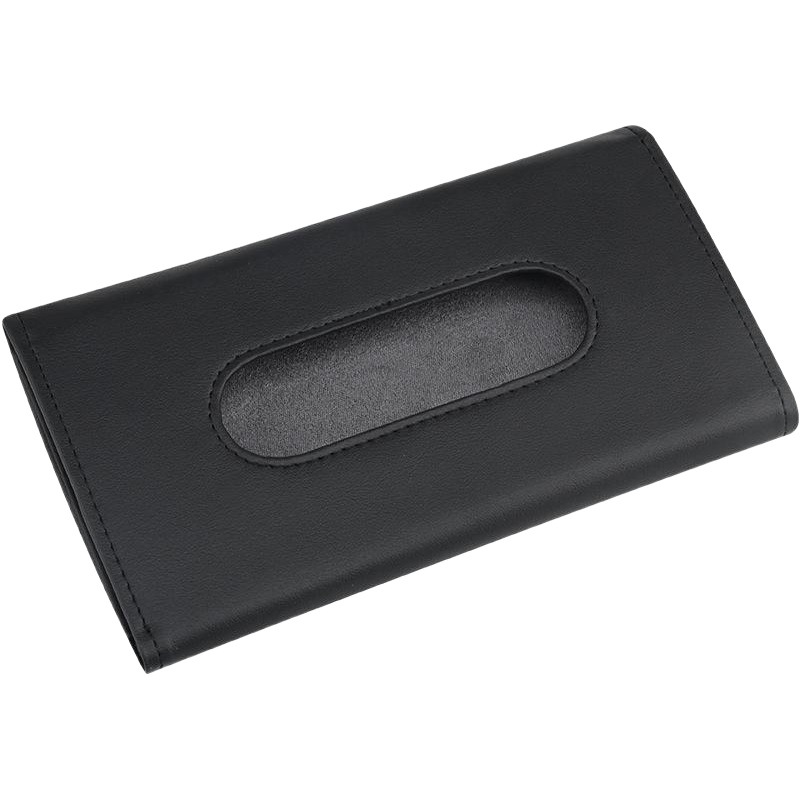 Caja de pañuelos de coche colgando visera silla trasera claraboyas caja de pañuelos de coche colgando de cuero creativo suministros de Interior de coche
