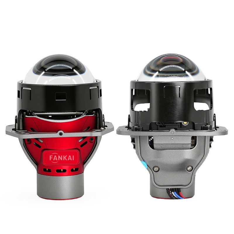 3 pulgadas automóvil LED delantero doble lente de luz AFS doble taza de dirección 60W de alta potencia BI LED