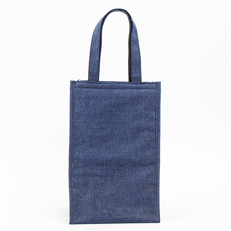 供应有底有侧牛津布手提袋外卖午餐保温保鲜袋郊游野餐铝箔袋批发