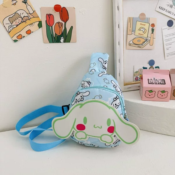 Children's Bag New Japanese Cartoon Cute Chest Bag Ultra Light Portable Boys and Girls Outdoor Casual Crossbody Bag