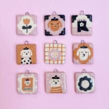 �W���¿�P�ӡ��С������DIY��������18K��ɫ�羳��ɫ���l