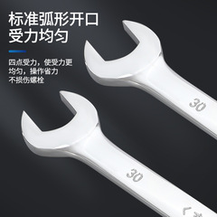 Donggong Wrench Industrial Grade Mirror Quality Manual Full Set Wrench Opening Plum Blossom Wrench Dual-Purpose Wrench