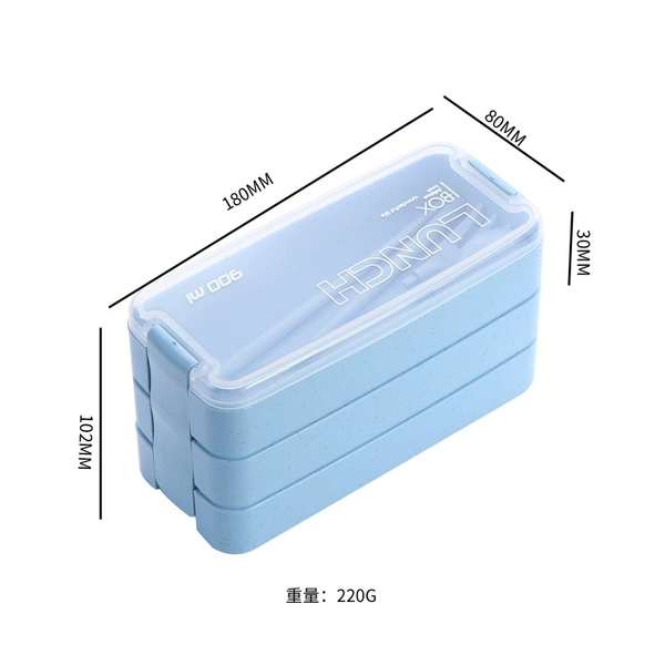 Blue lunch box