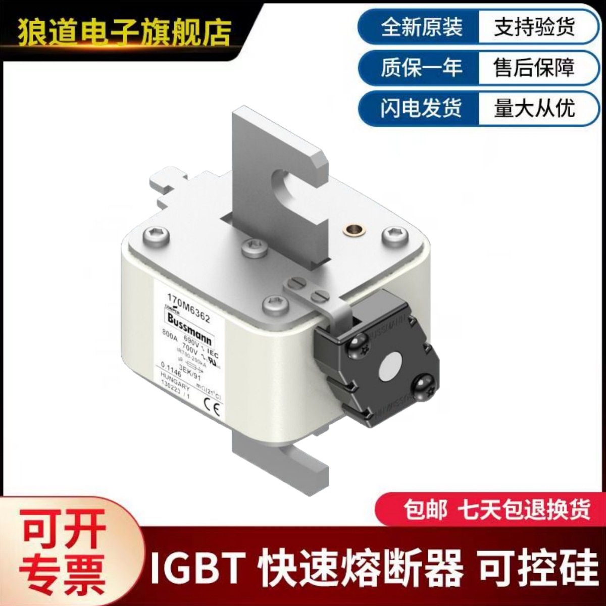 美国伊顿巴斯曼熔断器 170M5365  170M5366  170M6308  170M6309