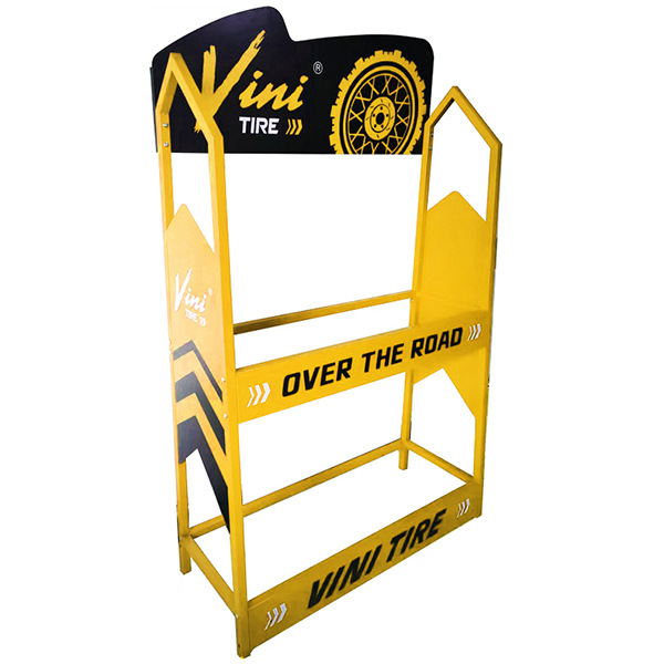 20年经验老厂轮胎金属展架汽车美容店陈列架汽修店改装店轮胎货架