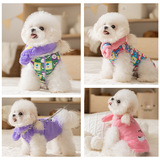 Новая собачья одежда осенью и зимой утолщен и теплый рождественский на высокогорном высокогорном рождественском кошках маленький и средний для собачьей домашнюю одежду для собак