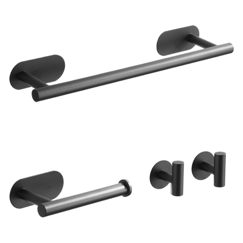 Stainless Steel Towel Ring Towel Rack Bathroom Towel Bar Bathroom Pendant Set Towel Rack Toilet Tissue Rack