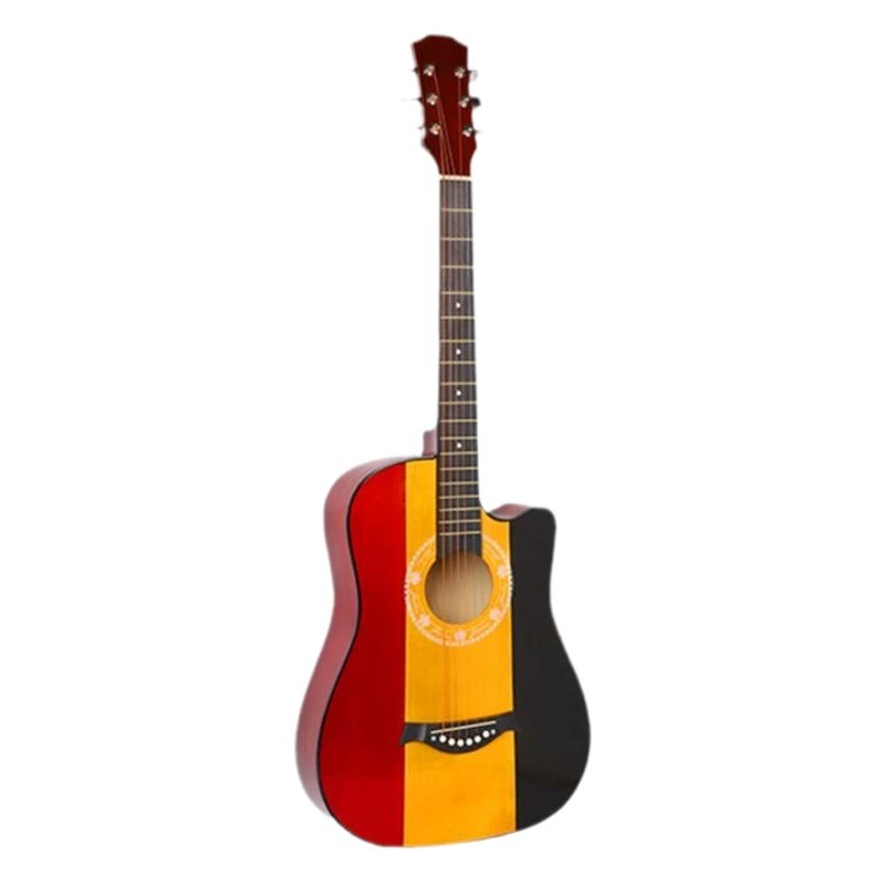 Баллада из шпона деревянная гитара 38-дюймовая 41-дюймовая гитара для начинающих Самообучение для взрослых для практики начального уровня Гитара музыкальный инструмент