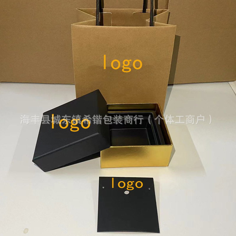 COA Family Packaging Box Classic Logo Women's Three-Ring Necklace Jewelry Packaging Letter Necklace Jewelry Jewelry Box