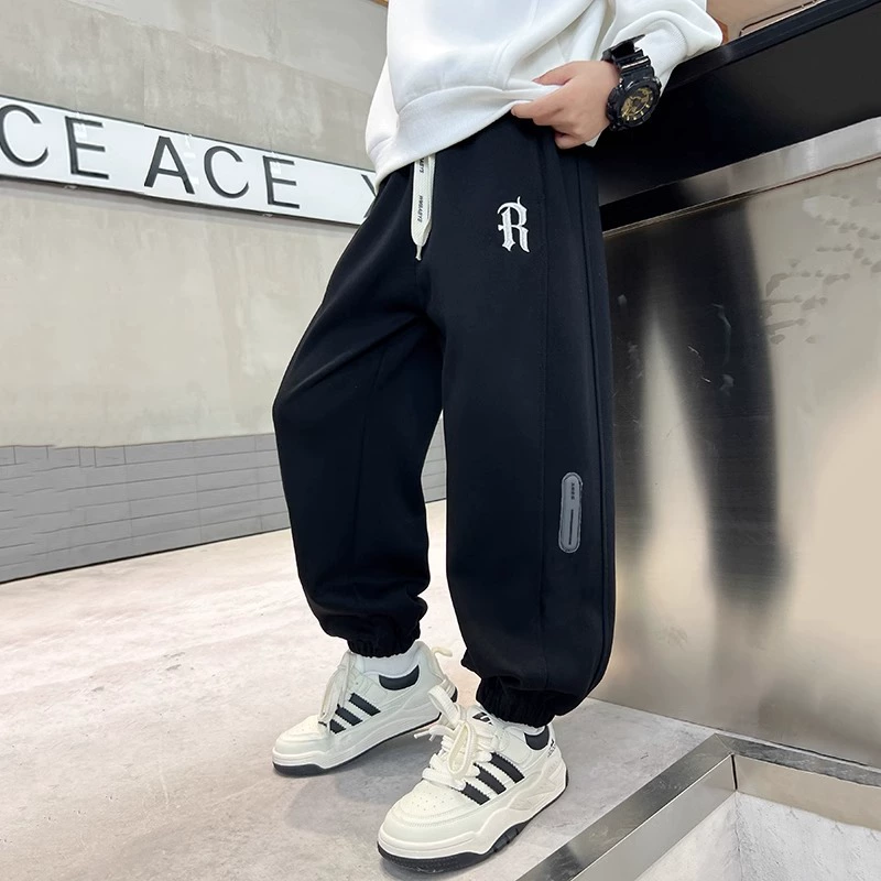 Весна-осень спортивные детские casual брюки для мальчиков, для подростков