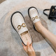 Baotou Half Slippers for Women's Summer Outwear 2024 New Flat Bottom Lazy Half Torch Muller Slippers Large Women's Shoes 41-43