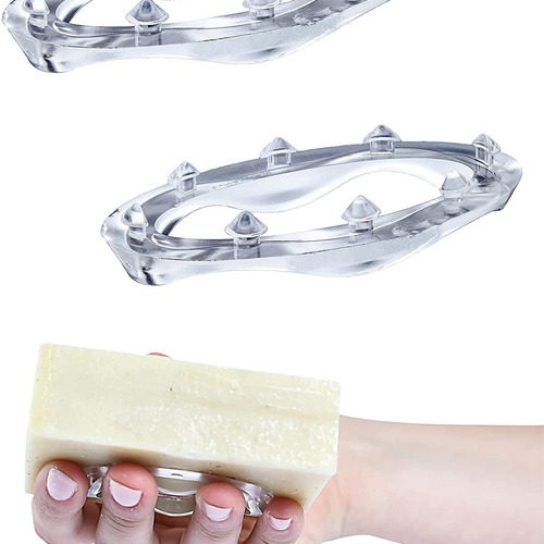 Bar Soap Grip Kitchen Bathroom Soap Holder Soap Handle Soap Pad Drain Rack