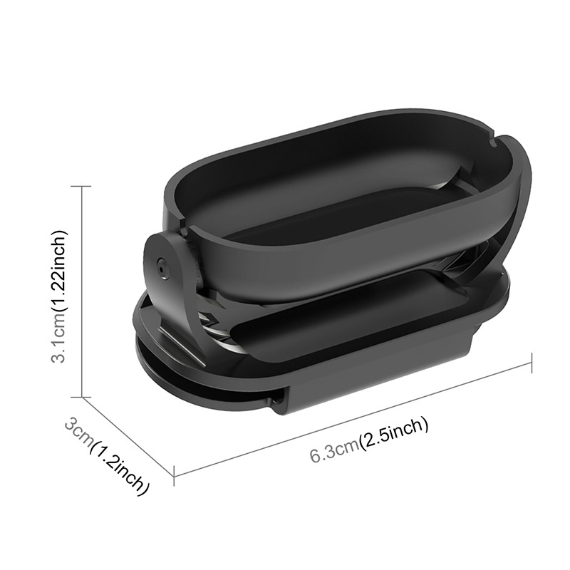 PULUZ Fat Cow adecuado para Insta360 GO3 pulgar anti-Shake cámara de protección magnética clip de tapa de marco fijo