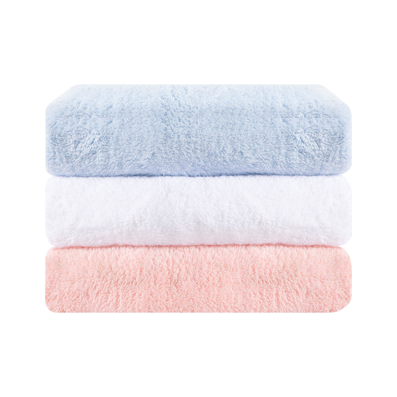 Color sólido toallas de coral de alta densidad toallas de baño para adultos salón de belleza hotel toallas de baño pedoterapia toallas de baño mayorista