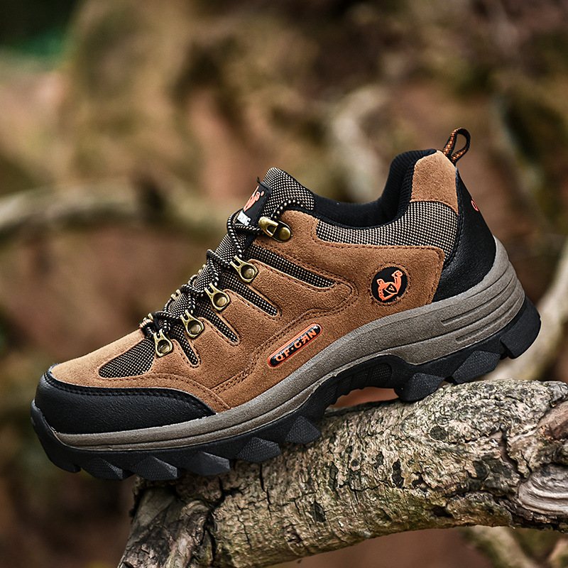 Transfronterizo otoño más tamaño plataforma de los hombres antideslizante resistente al desgaste bajo-top viajes off-road casual zapatos de senderismo