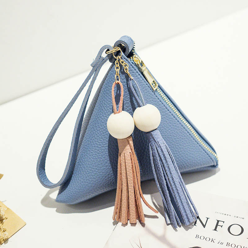 Women's Color Block Pu Leather Zipper Coin Purses display picture 4