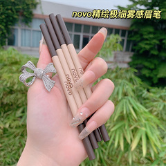 NOVO Fine Painted Mist Ultra-Fine Eyebrow Pencil, Long-lasting, Waterproof, Non-smudged, Clear Roots, Affordable Double-headed Eyebrow Pen