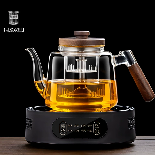 Standard black stove + empty pot (double steaming pot) 1200ML.