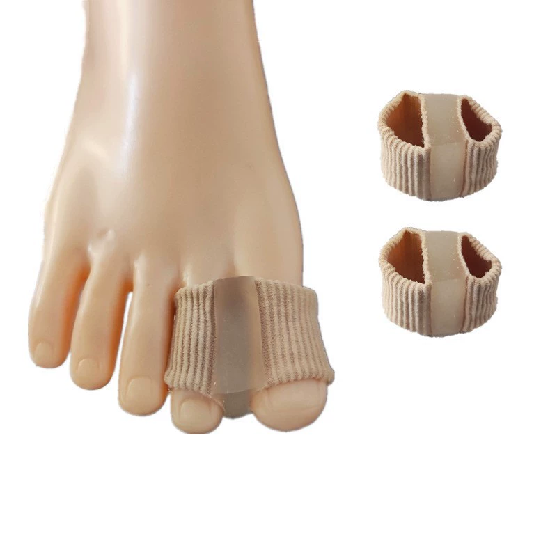 toe separator, big toe separator, men's and women's fiber double hole sleeve fiber