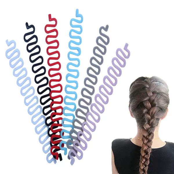 Bulk Fish Bone Wave Hair Braiding Centipede Braided Hair Styling Hair Tools Colliers Braided Hair Accessories Headwear