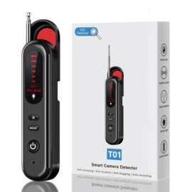 t01摄像头探测器红外镜头扫描仪酒店出租屋防偷拍监听定位检测器