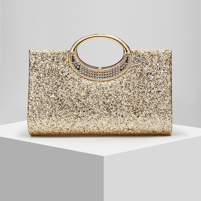 Cross-Border Temshiyin Hot-Selling New Evening Bag Shiny Handbag Rhinestone Party Clutch Dress_voghion.com