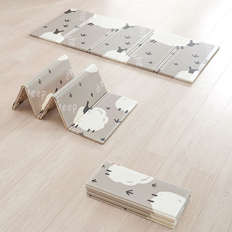 加厚跨境代發嬰兒童爬行墊xpe地墊大號摺疊爬爬墊加厚遊戲墊子