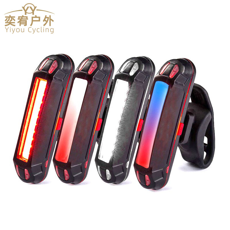 Cross-border thermal mining bicycle 261cob tail light USB charging road mountain bike highlight warning light riding accessories Cross-border thermal mining bicycle 261cob tail light USB charging road mountain bike highlight warning light riding accessories