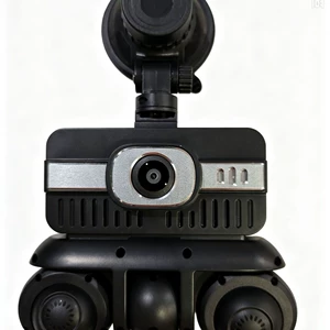 WiFi-lı 5-linzalı panoramik videoregistrator, HDR gecə görmə, parkinq monitorinqi.