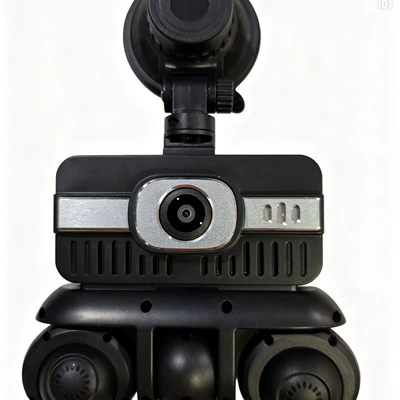 5-lens panoramic dashcam with Driving recorder