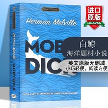 白鲸 英文原版书 Moby Dick 英文版海洋题材小说 英语经典世界名