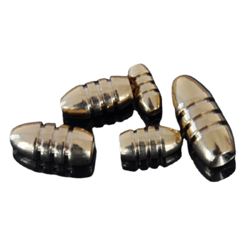 Threaded Copper Bullet Lead Sinker Accessories with Crank Hook Bait Fishing Group Weight Small Accessories Fishing Gear