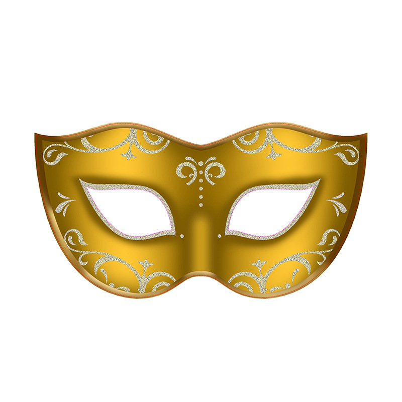 Máscara de fiesta de carnaval caliente transfronteriza mascarada fiesta máscara de papel carnaval imagen principal máscara de bricolaje