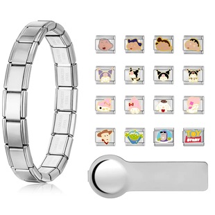 Watch Strap Connector Italian Module Bracelet DIY Stitching Bracelet Tool Accessory Universal Watch Buckle Adapter