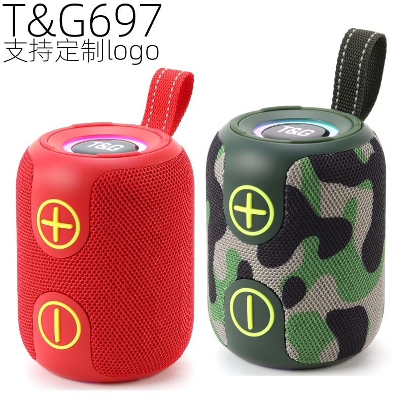 跨境TG697低音炮蓝牙音箱便携高颜值大音量TWS户外礼品蓝牙音响|undefined