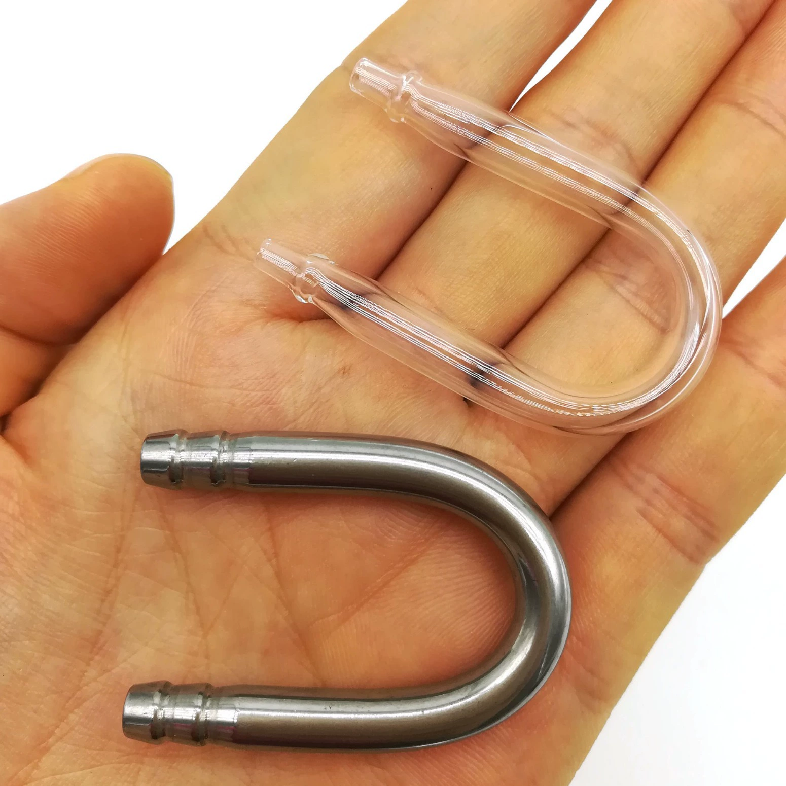 Аквариум для водных аквариумов аквариум из нержавеющей стали стекло U-Образная Трубка кислородный насос воздушная труба углекислый газ CO2 колено