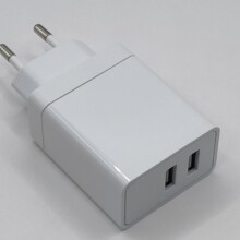 双口USB充电器24W大功率4.8A小家电适配器过安规认证CE六级快充
