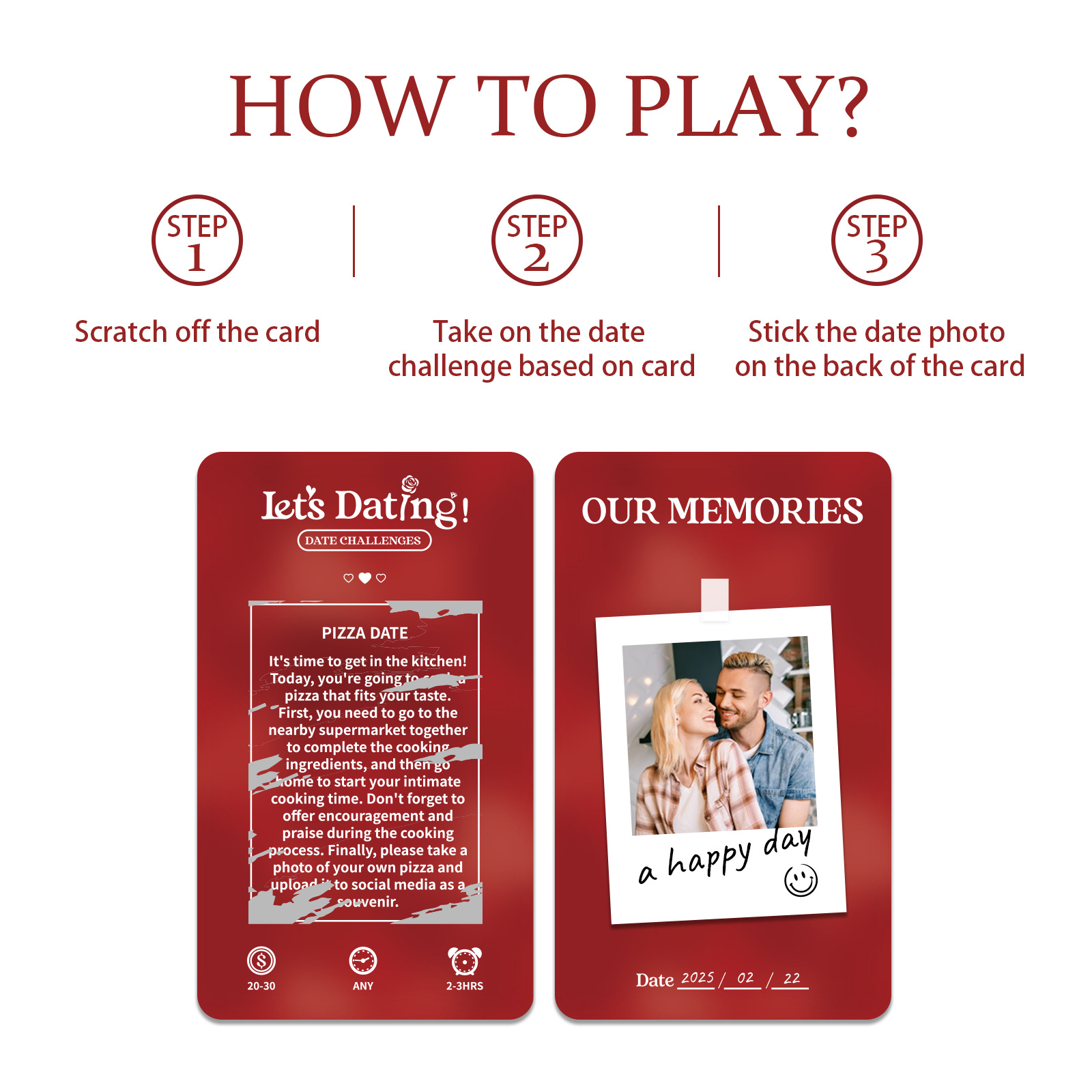 Let's dating night adventure spel voor koppels met 40 kaarten_voghion.com